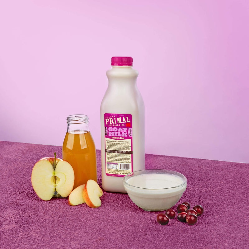 Primal Frozen Goat Milk, Cranberry Blast, 32oz Bottle