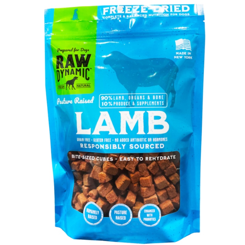 Raw Dynamic Freeze Dried Dog Treat Lamb 1.5oz