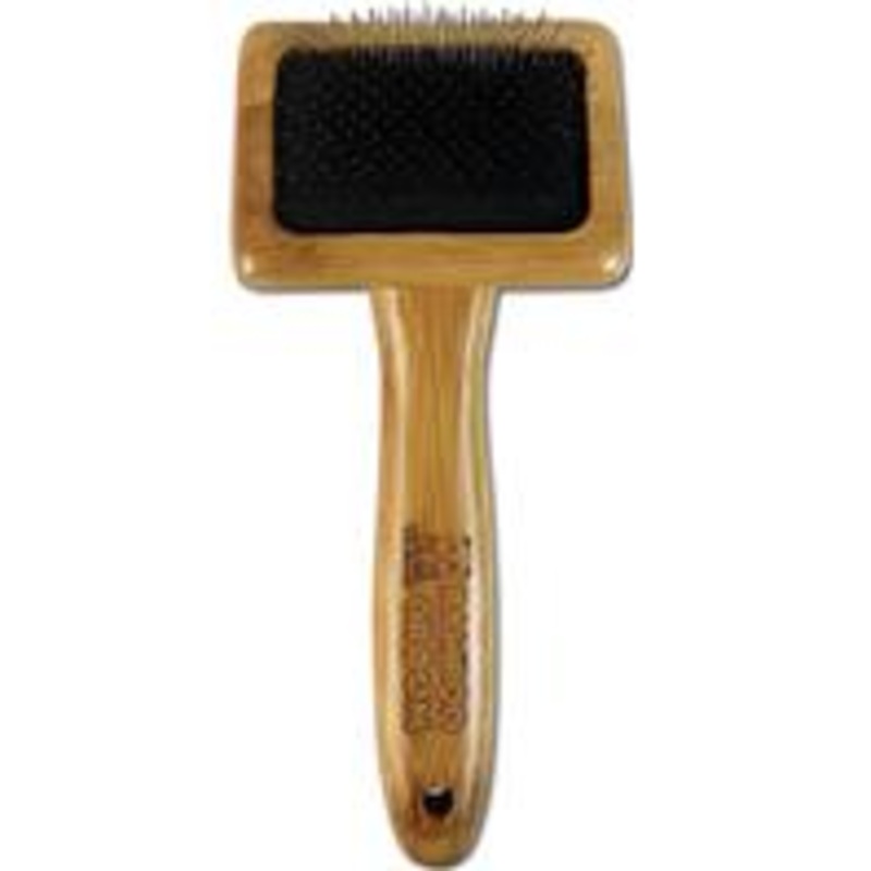 Bamboo Grooming Pet Slicker Brush Small