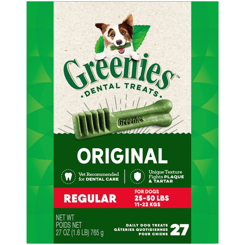 Greenies Original Dental Treats, Regular, 27 pack