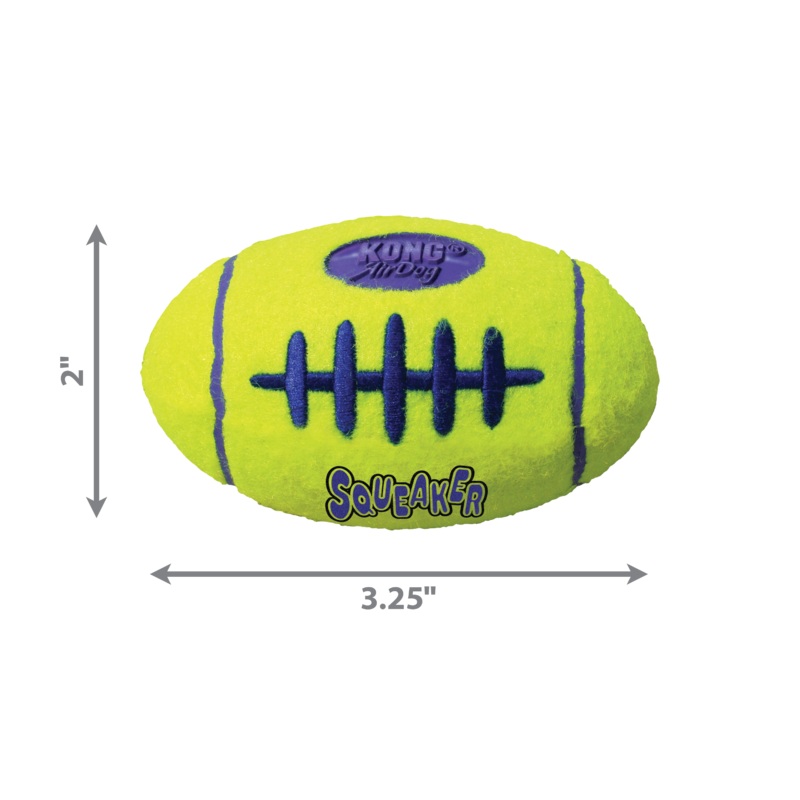 Kong Dog Toy AirDog Squeaker Football Small