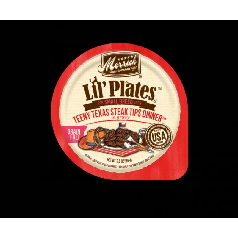 Merrick Lil Plates Teeny Texas Tips Dinner  3.5 Oz