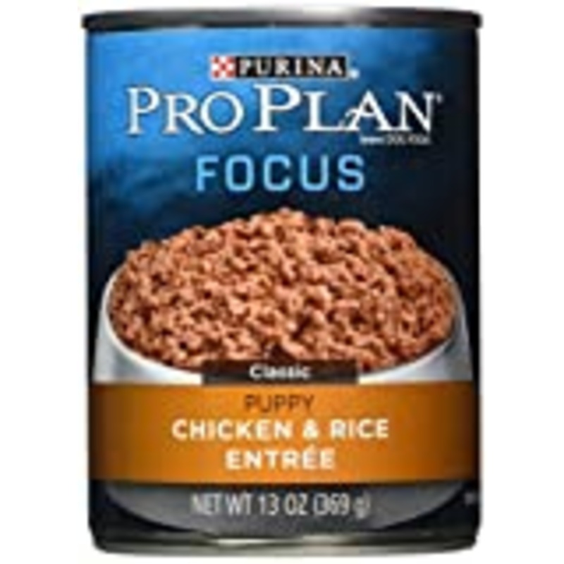 Purina Pro Plan Pate Wet Puppy Food  FOCUS Chicken & Rice Entree - 13 oz. Can