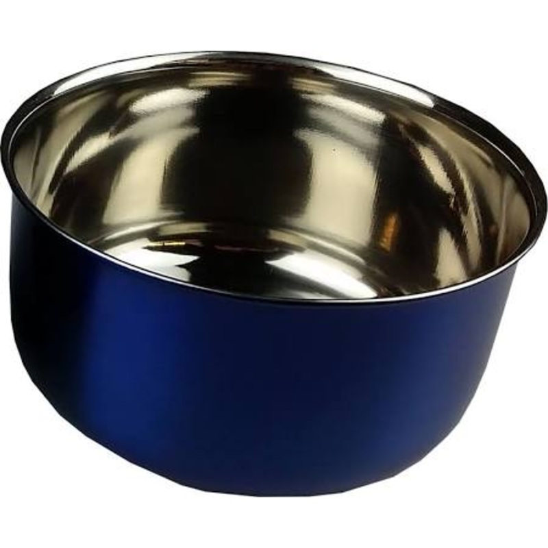 A&E Cage Co 10oz Stainless Steel Coop Cup with Ring & Bolt, Blue