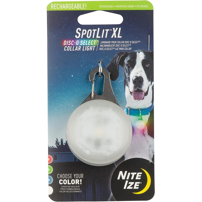 Nite Ize - SpotLit XL Rechargeable Collar Light - White