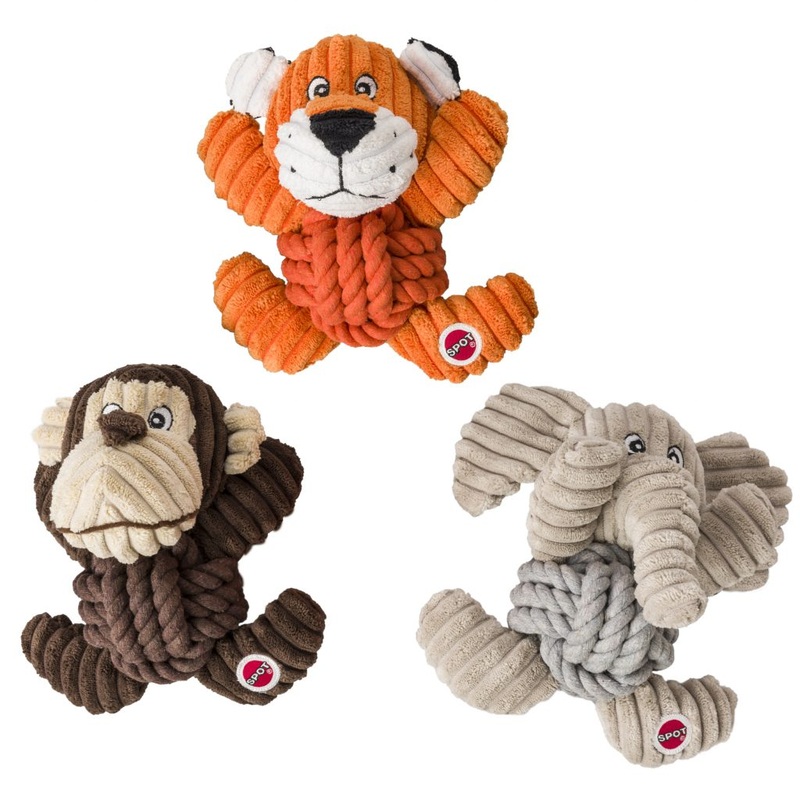 Spot Ethical Pet Dog Toy Knot For Nothin 6.5In Assorted