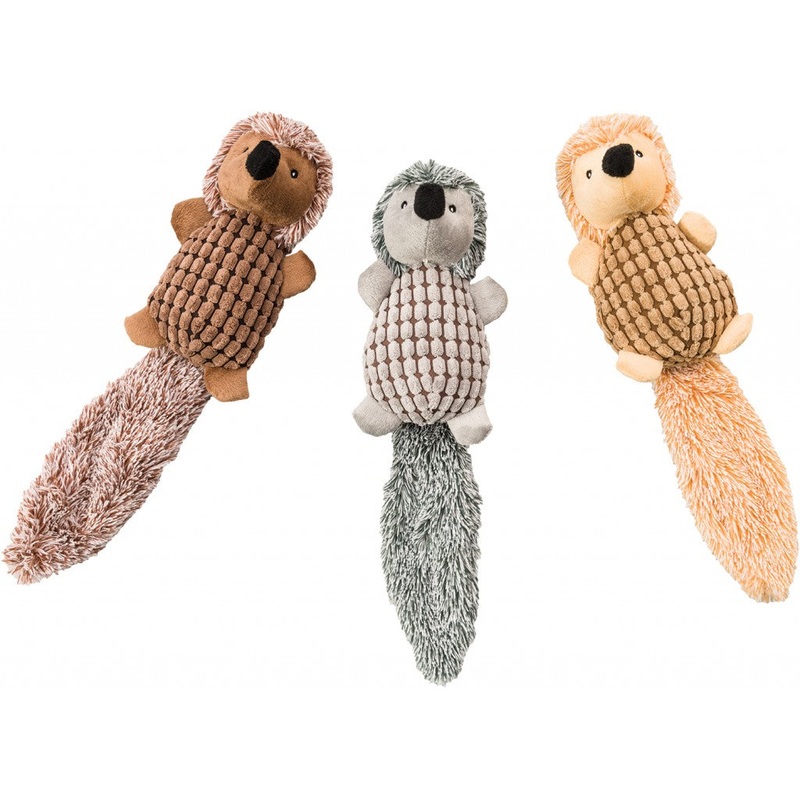 Spot Ethical Pet Dog Toy Long Tail Hedgehogs 16In Assorted
