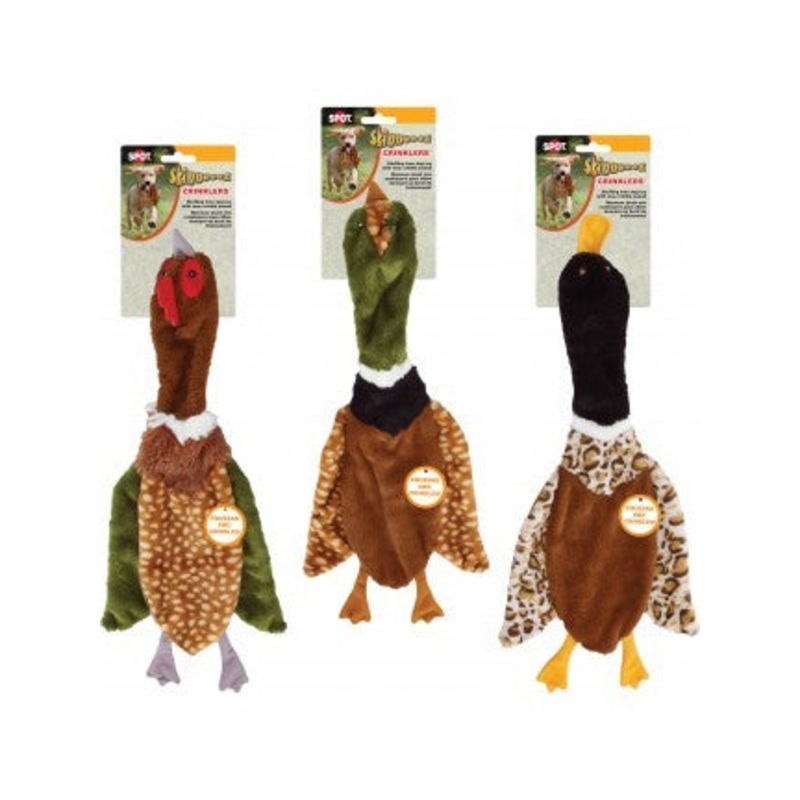 Spot Ethical Pet Dog Toy Skinneeez Crinkler Bird 23In Assorted