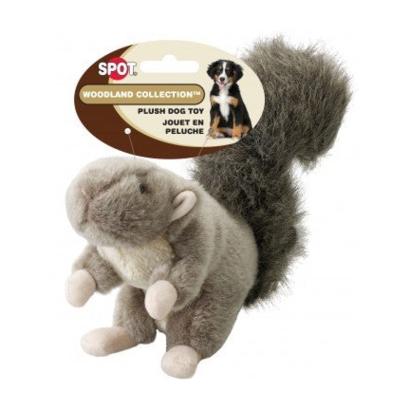 Spot Ethical Pet Dog Toy Woodland Collection Squirrel 10In