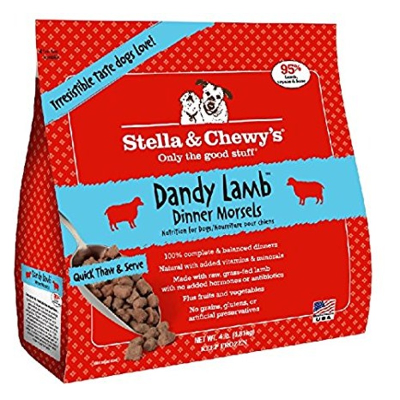 Stella & Chewys Dandy Lamb Frozen Dinner Morsels Dog Food 4lb