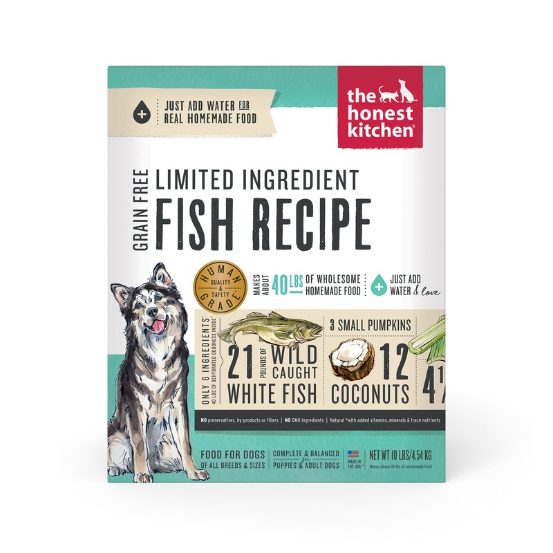 The Honest Kitchen Dehydrated Limited Ingredient Fish Dog Food 10lb