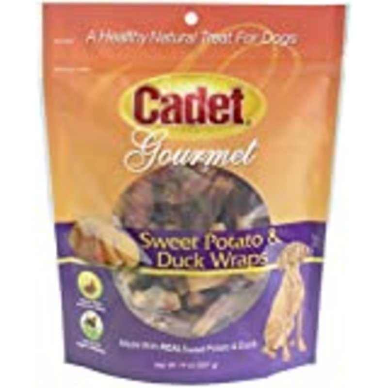 Cadet Premium Gourmet Wraps Dog Treats Duck & Sweet Potato 14 oz.