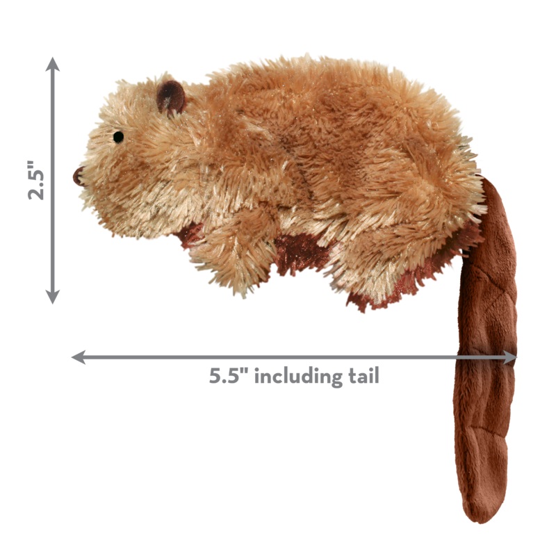 Kong Dog Toy Dr. Noyz Beaver Small