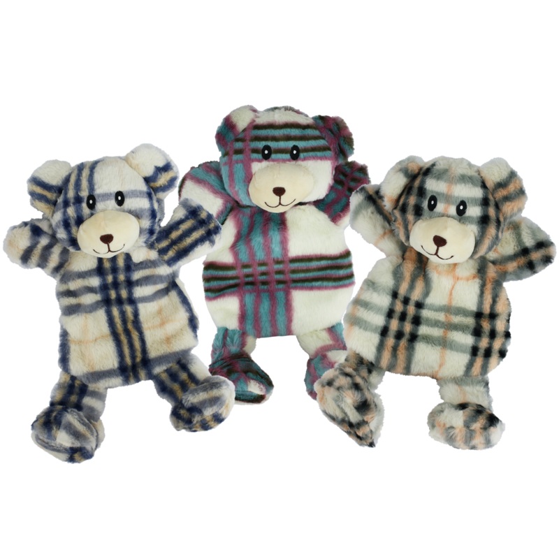 Multipet Plush Dog Toy Berman Bears 15in Assorted