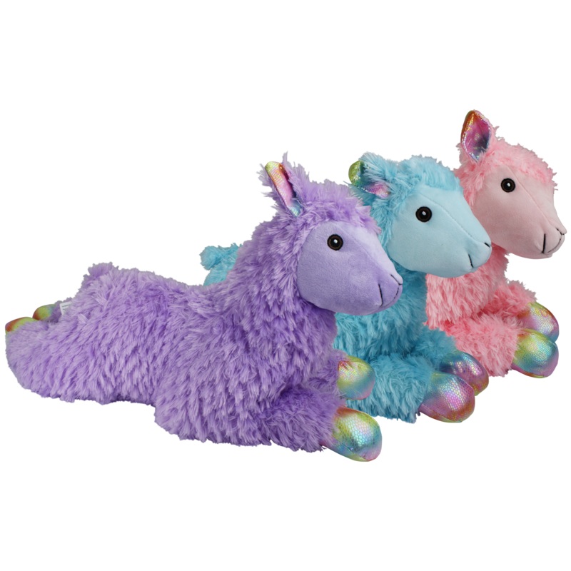 Multipet Plush Dog Toy Jumbo Llamas 24in Assorted