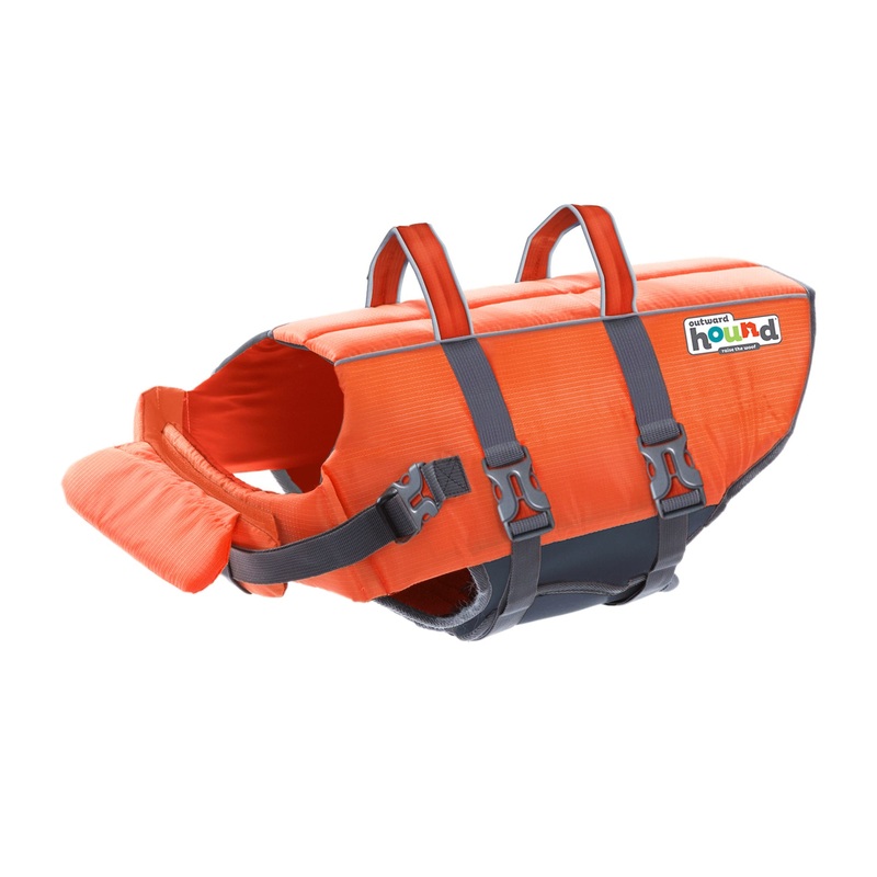 Outward Hound Granby Splash Dog Life Jacket and Vest  Orange  Extra Small