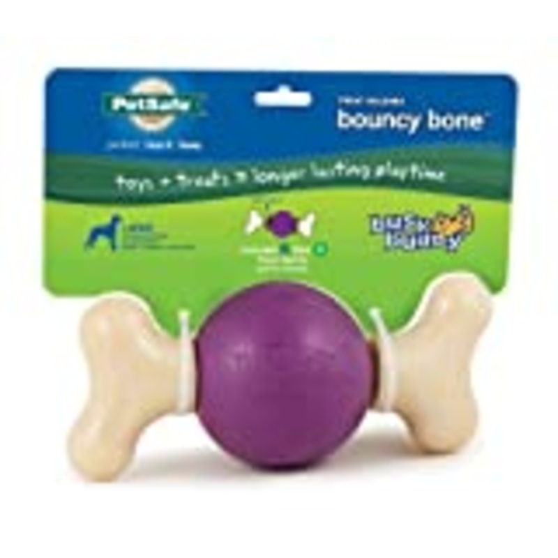 PetSafe Busy Buddy Bouncy Bone Dog Toy, Large Multi-Colored