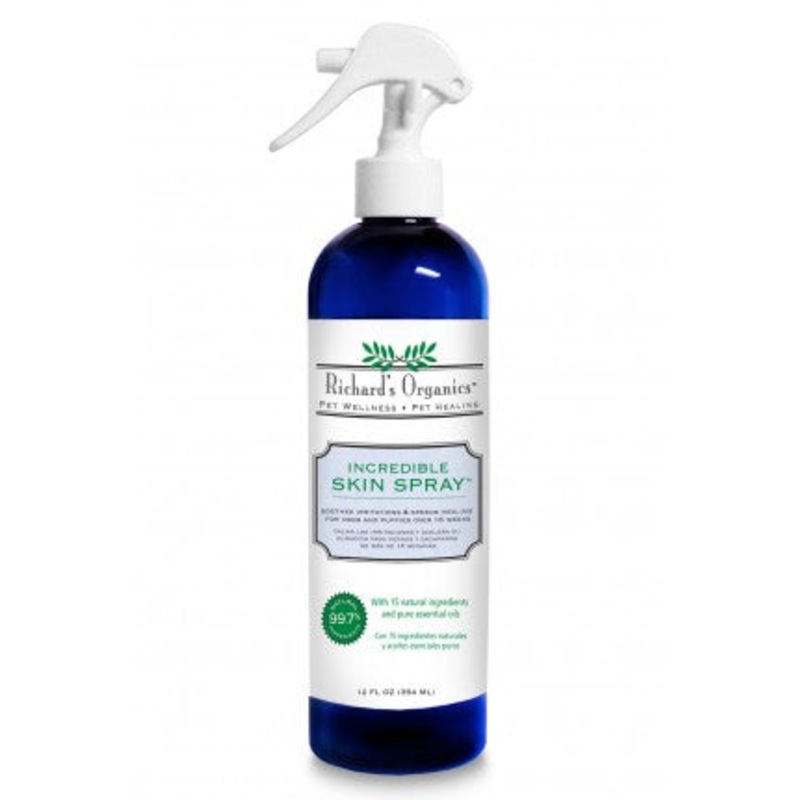 Richard's Organics Pet Skin Spray And Wound Treatment 12 oz