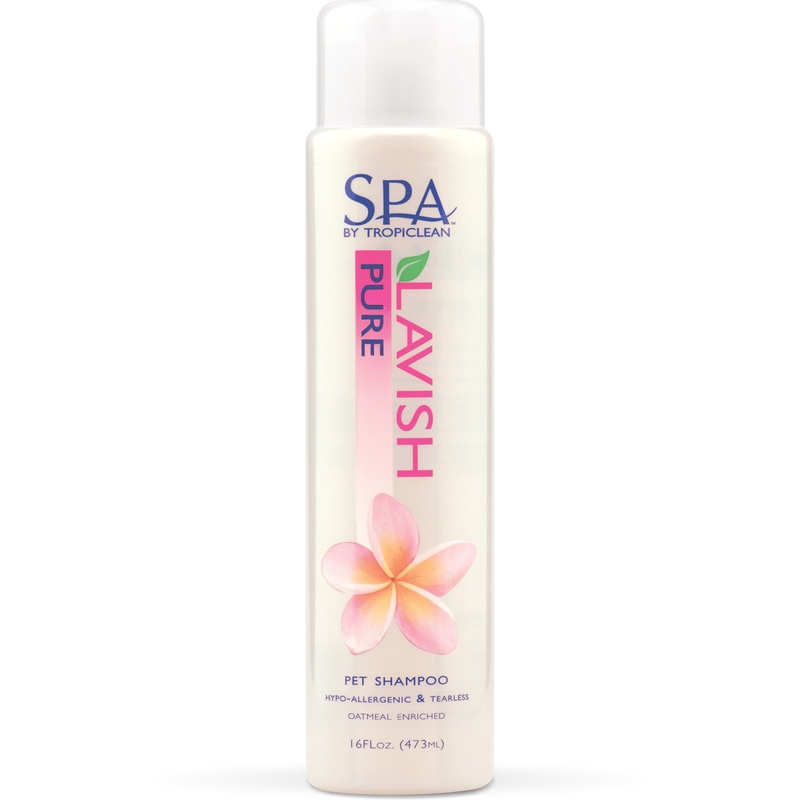 SPA by TropiClean Lavish Pure Shampoo for Pets, 16oz