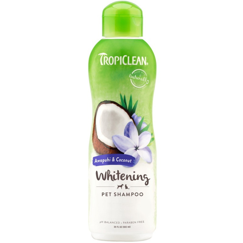 TropiClean Awapuhi & Coconut Whitening Shampoo for Pets, 20oz