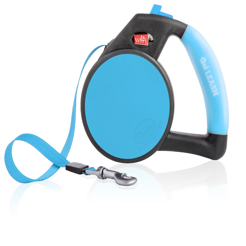 Wigzi Retractable Dog Leash Gel Blue Large
