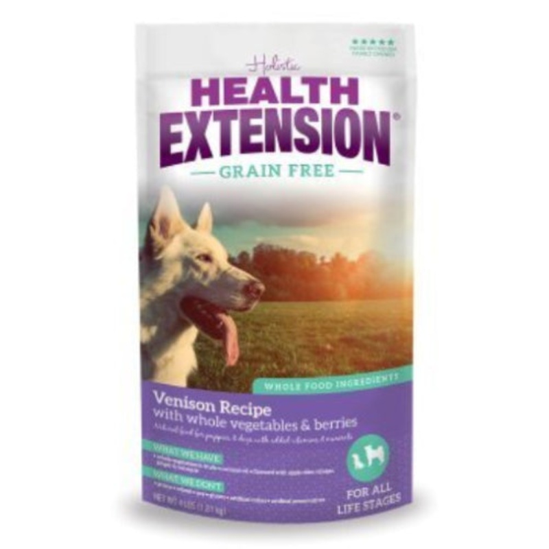 Health Extension Grain Free Venison Recipe Dry Dog Food, 23.5 Lbs
