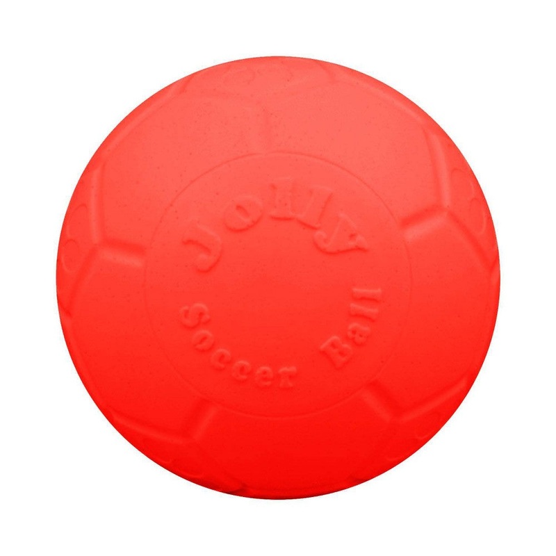 Jolly Pets 6  Jolly Soccer Ball - boxed pkg  Orange