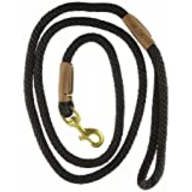 Mendota Snap Leash 1/2  X 6  - Black