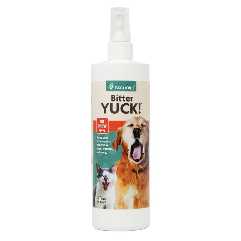 NaturVet Bitter Yuck! No Chew Spray, 16 Ounce Multi-Colored