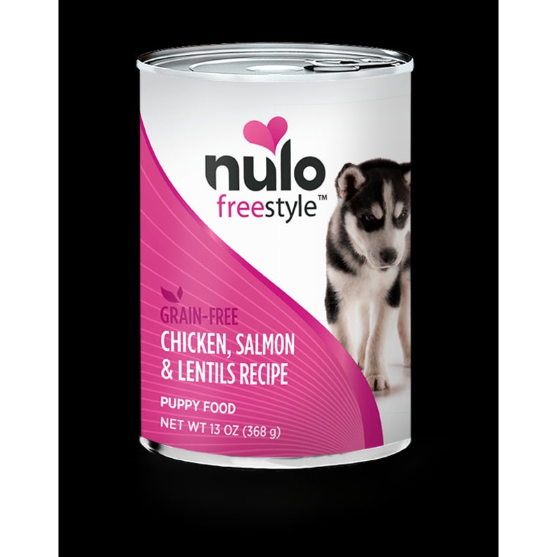 Nulo FreeStyle Chicken, Salmon & Lentil Dog and Puppy wet food, 13 Oz