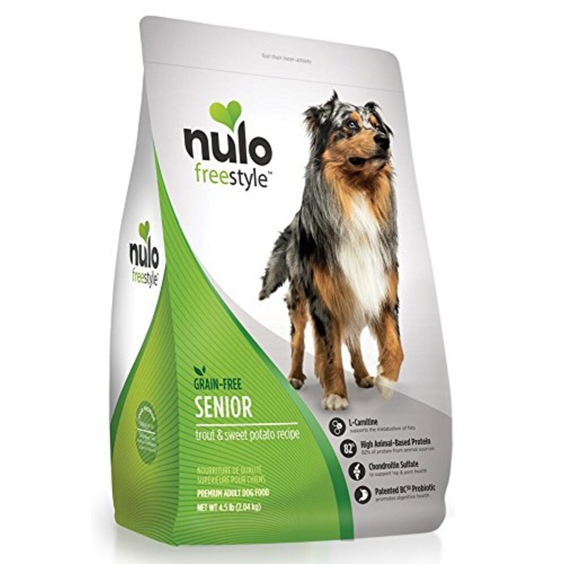 Nulo Grain Free Senior Dog Food With Glucosamine And Chondroitin (trout And