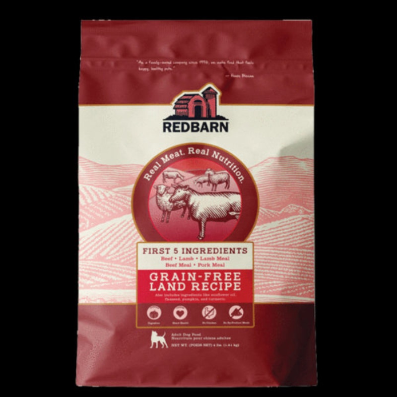 Redbard 4 lbs Grain Free Land Recipe Dog Food