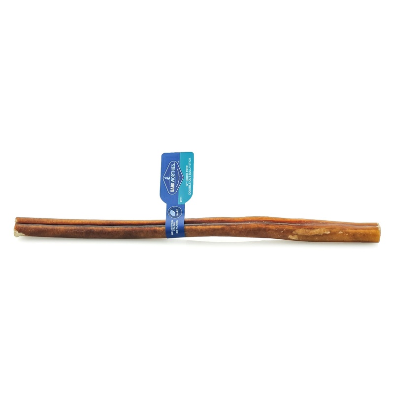 Barkworthies Double Cut Bully Stick for Dogs, 0.14 LBS