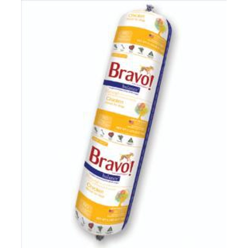 Bravo Balance Chicken Chub Frozen Raw Pet Food 5lb