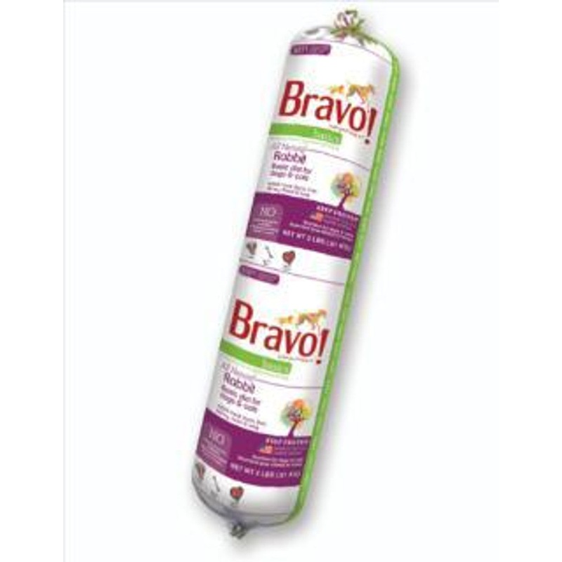 Bravo! Basic Frozen Raw Rabbit - 2lb