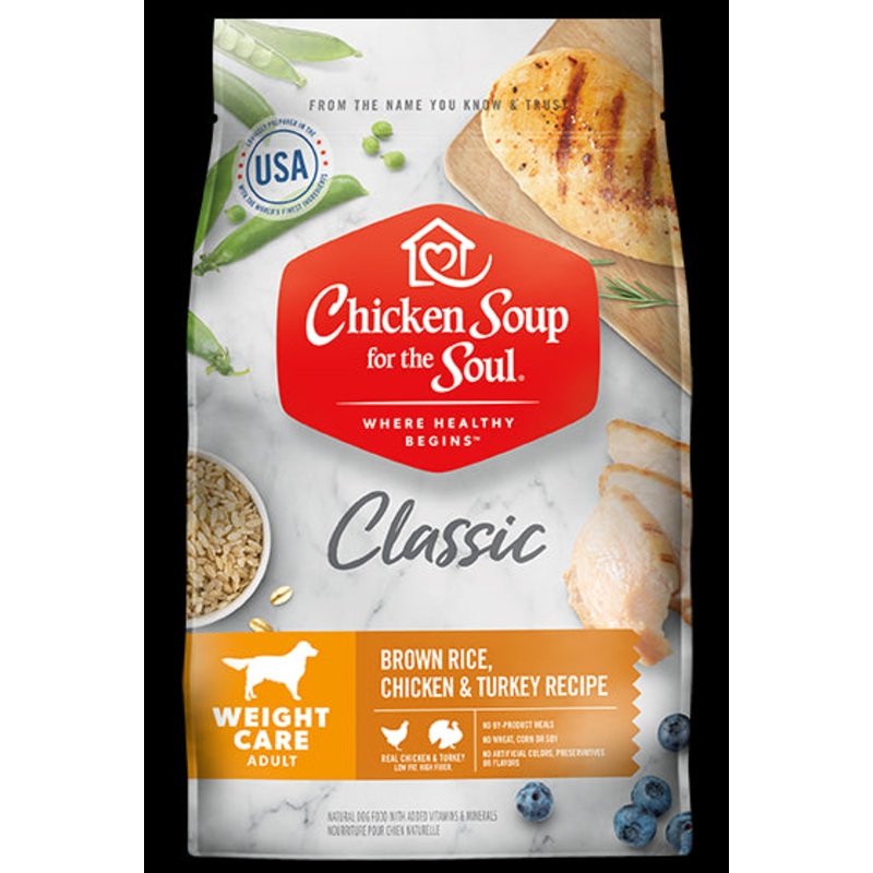 Chicken Soup Weight Care Dog - Brown Rice, Chicken & Turkey Recipe 4.5lb