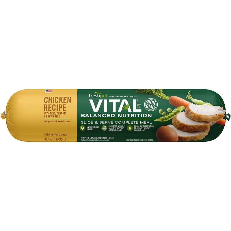 Freshpet Vital Balanced Nutrition 6 Lb Chicken, Veg & Rice