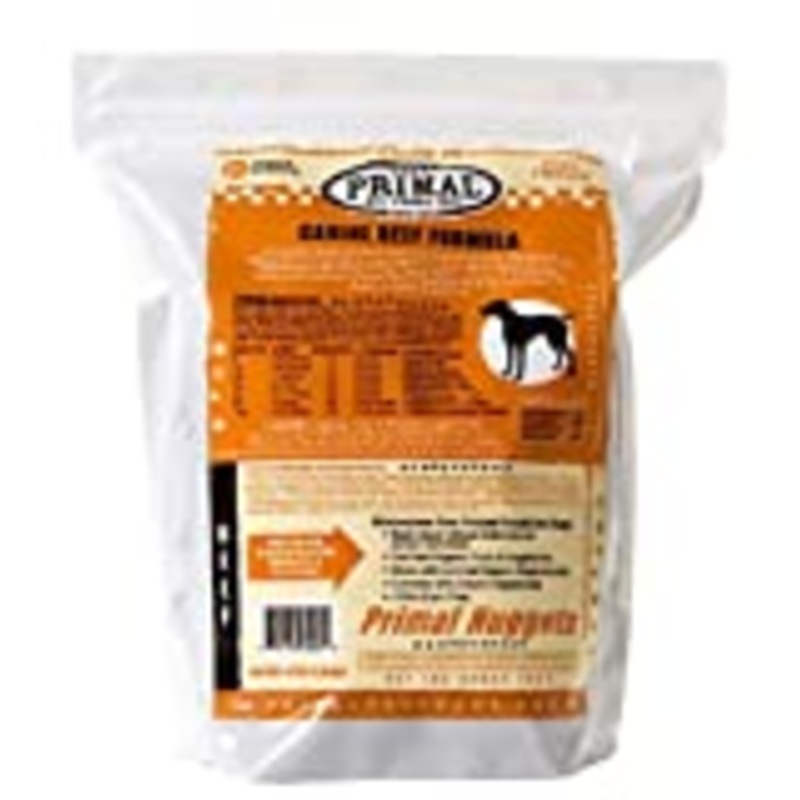 PRIMAL PET FOODS 850001 Canine Beef Nuggets, 3-Pound