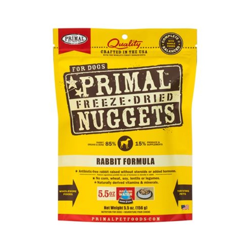 Rabbit Formula Grain-Free Freeze-Dried Dog Food, 5.5 oz