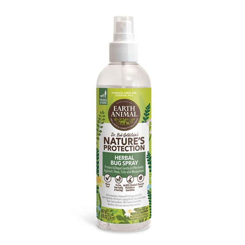 Earth Animal 8 oz Dog Nupro Bug Spray Herbal