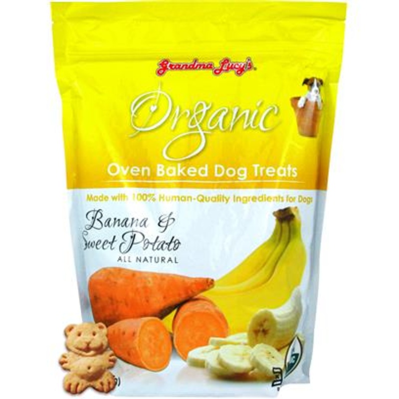 Grandma Lucy's Organic Banana Oven Baked Dog Treats 14oz