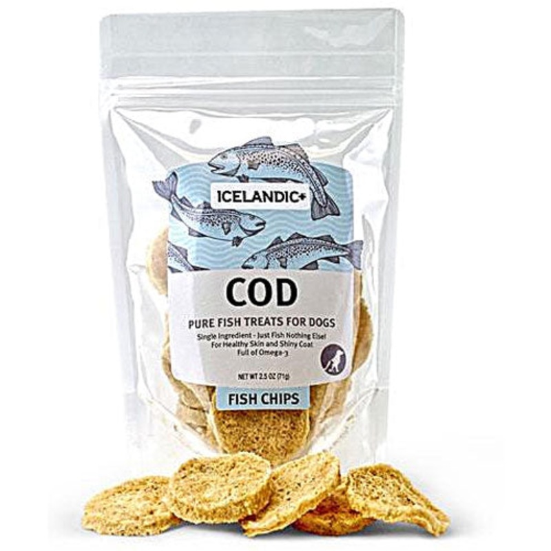 Icelandic Plus Cod Fish Chips Dog Treat