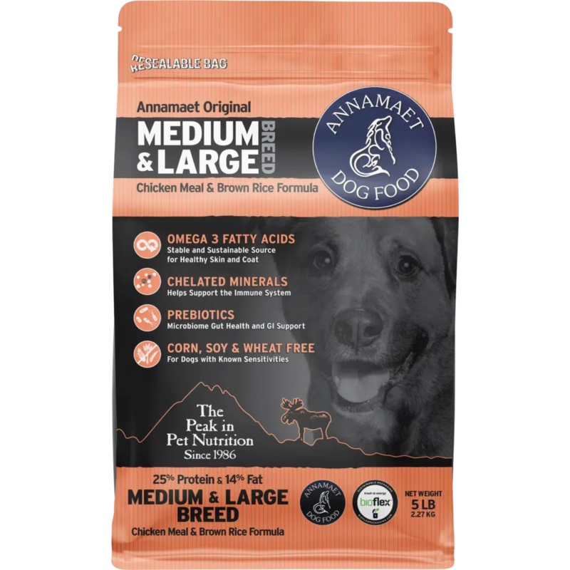 Annamaet Encore Dog Food 25% Protein Fish Formula 12lb