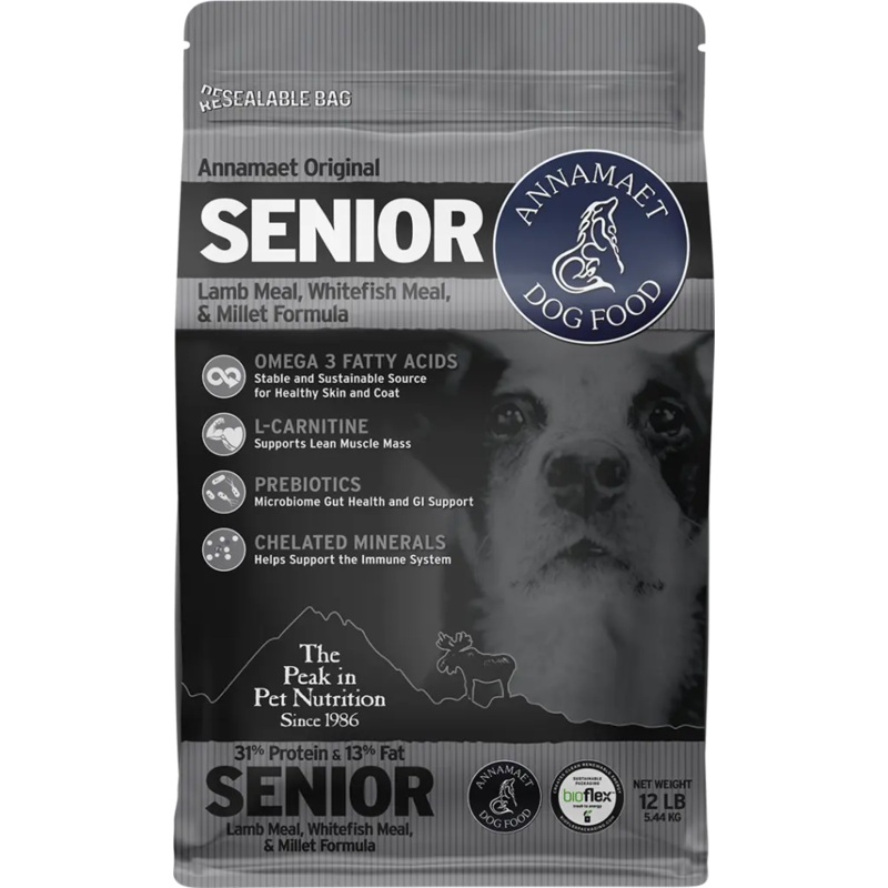 Annamaet Original Dog Food Senior Formula 25lb