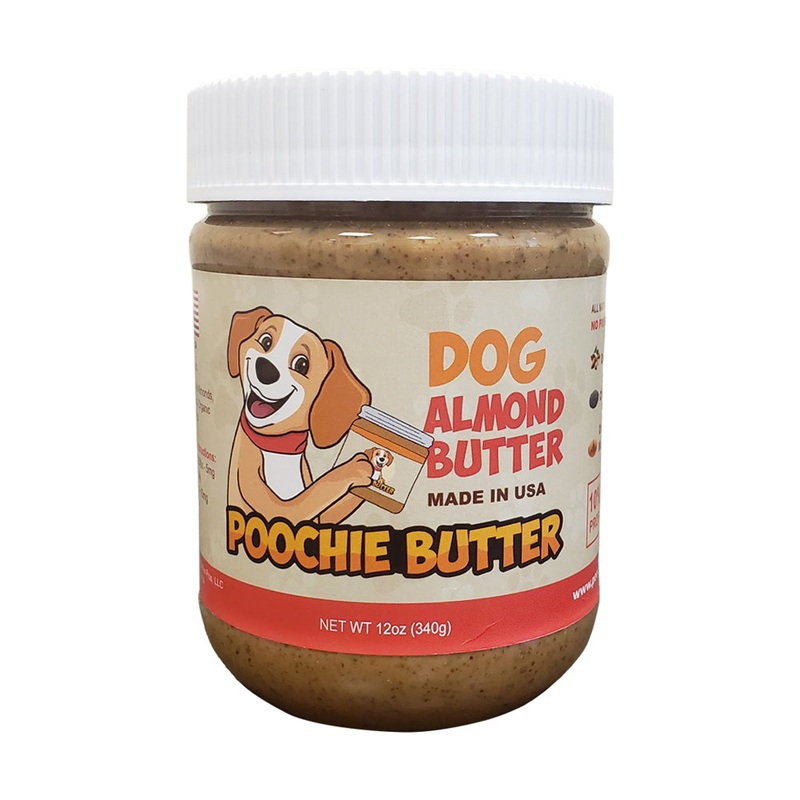 Dilly's Poochie Butter Dog Almond Butter, 12oz Jar
