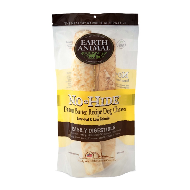 Eath Animal 11in No Hide 2pk Peanut Butter