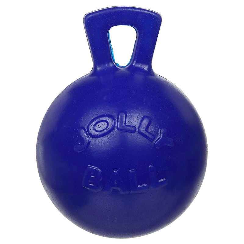 Jolly Pets Mini Tug n Toss Ball Dog Toy  4   Red
