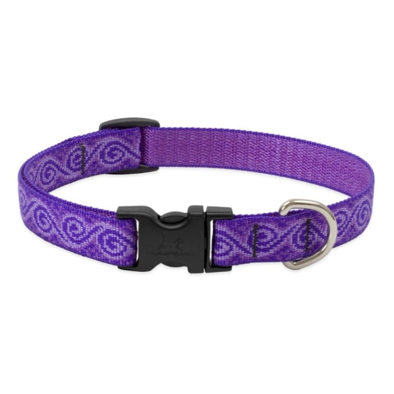 Lupine Pet Dog 3/4 In Wide 13-22 In Adjustible Collar Original Designs Jelly Roll