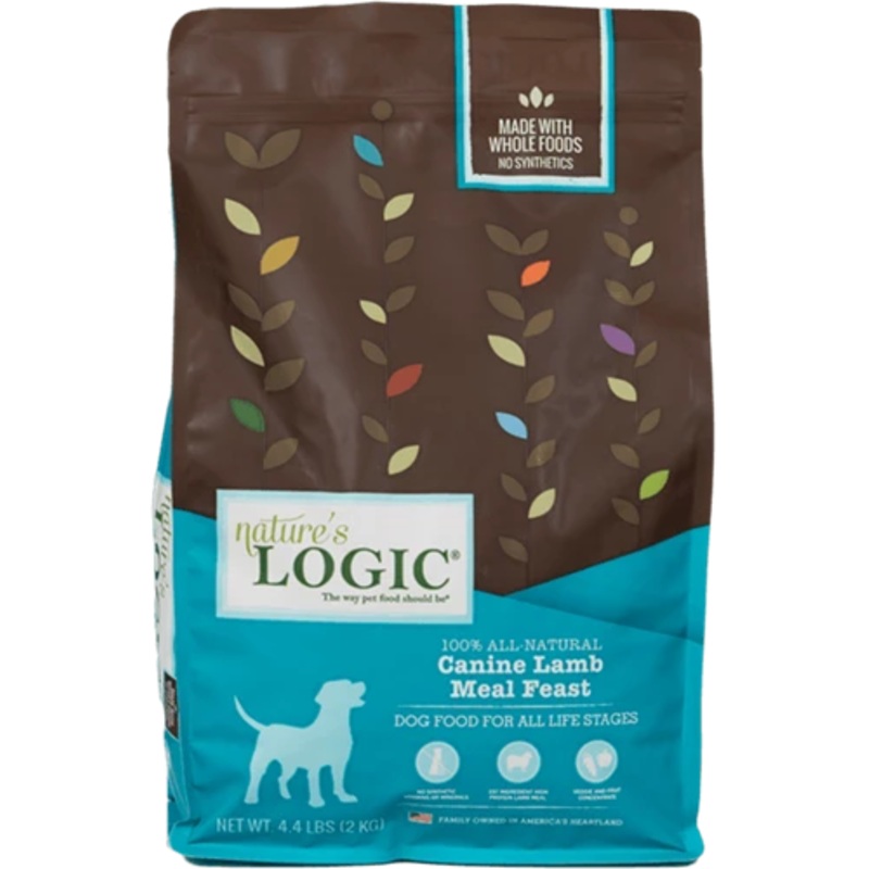 Nature's Logic Dog Food Lamb Feast Dry Dog Food, 13lb