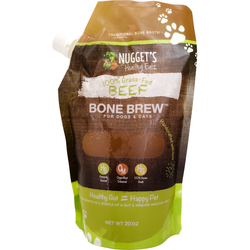 Nuggets Healthy Bone Brew 20oz Beef